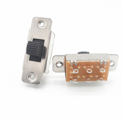 SS-23F19拨动开关3档6脚3A250V 6A125V有耳攻牙无牙车载冰箱开关 - 图1