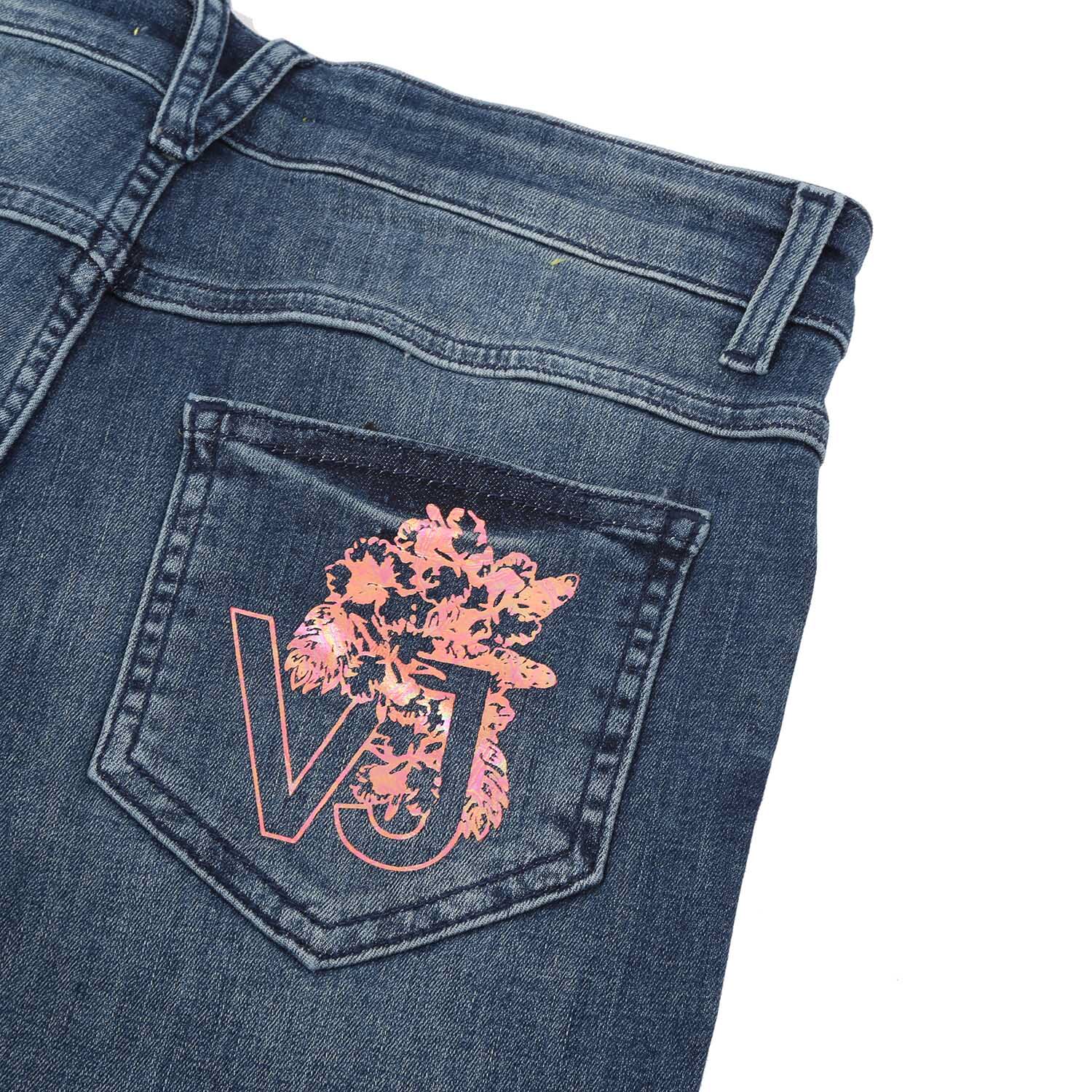 versace /范思哲女士休闲牛仔裤 欧瑟牛仔裤