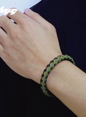 EBYG逆鳞手绳本命年龙年手工编织ins潮男小众设计嘻哈送男友