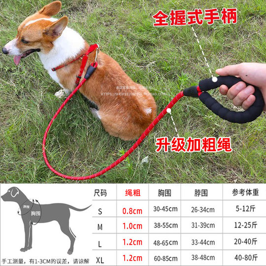 Dog leash large, medium and small dog walking leash