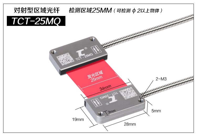 对射反射区域矩形矩阵光纤传感器光栅光幕25 30 35 40 50