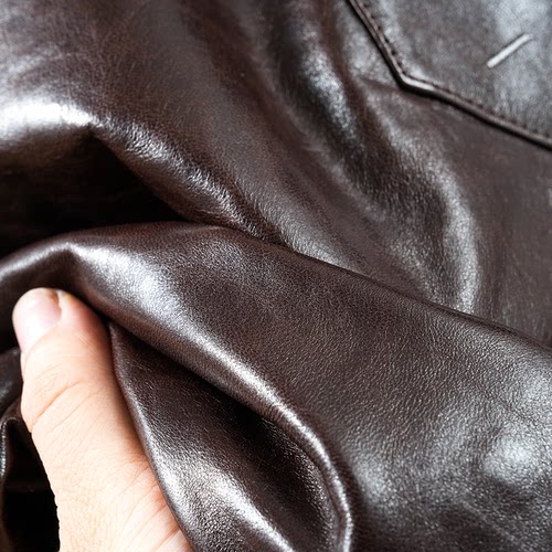 欧洲站2025冬新款高级感羊羔毛毛领真皮羽绒服女鹅绒外套皮夹克 - 图2