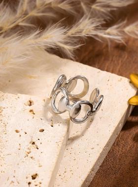 艾芙乐跨境经典锆石戒指s925纯银