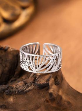 滴油圆形不锈钢情侣对戒