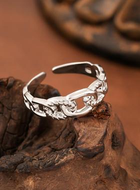 艾芙乐原创纯银戒指s925皇冠简约