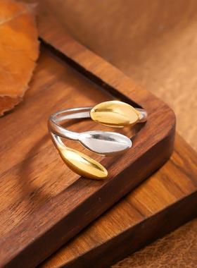 双色不锈钢轻奢简约戒指