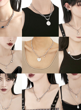 项链女小众配饰蛇骨链ins配饰时