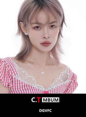 蝴蝶结吊坠项链女ins甜美个性高