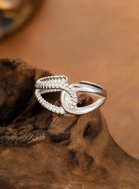 艾芙乐s925纯银简约金属感水滴