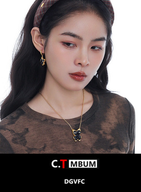 甜酷风卡通玩偶项链女2025新款时