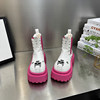 Rubber pink short barrel round head Japanese rivets regular