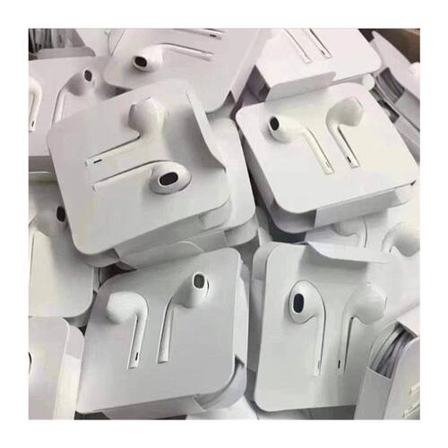 适用于苹果iphone14mini13XR直插XSMAX8p扁头有线12pro7手机耳机 - 图3