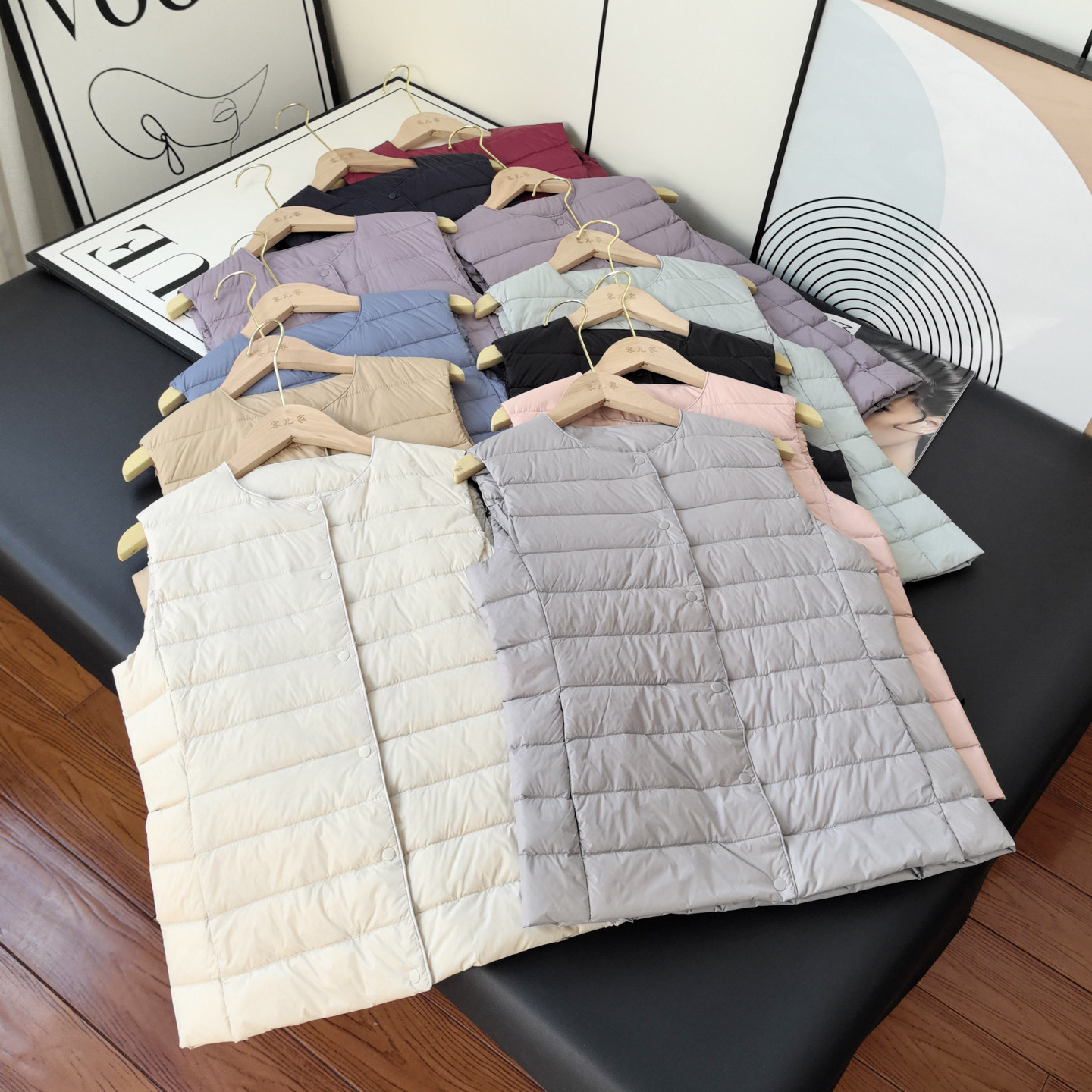 渠道货！可收纳！简约百搭轻便保暖叠穿内搭白鸭绒羽绒马夹背心女,淘宝优惠券,粉丝福利购,淘宝优惠卷
