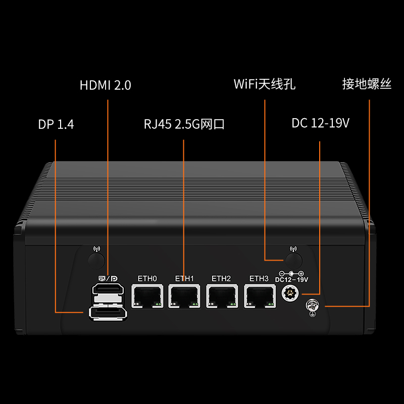 畅网R7-7840HS/R7-8845HS/R9-7940HS迷你主机锐龙高性能小主机 - 图1