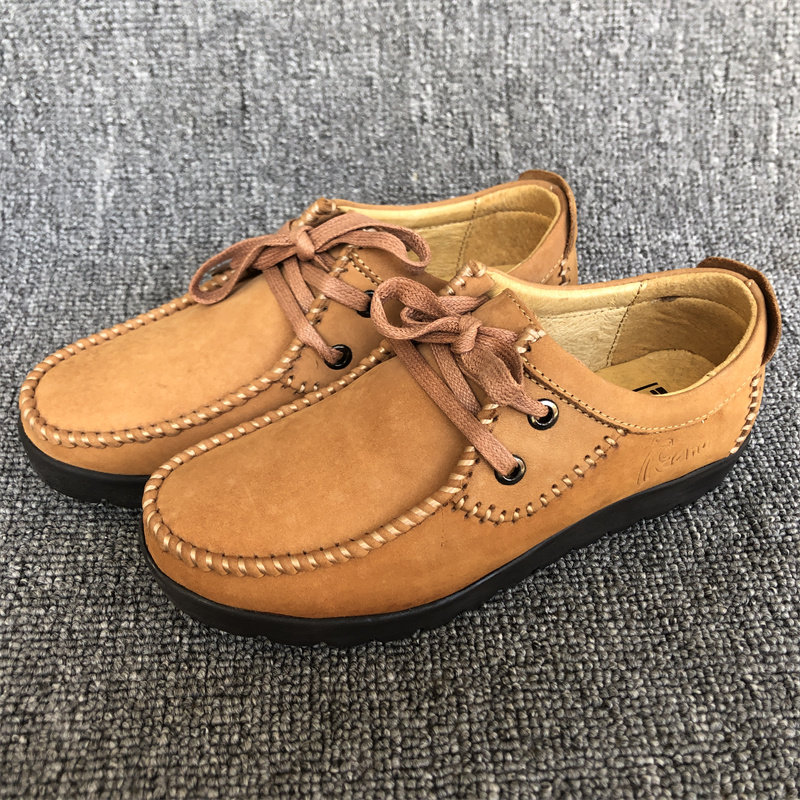 撤柜尾货真皮女鞋春秋透气舒适百搭系带休闲鞋断码捡漏中年妈妈鞋,淘宝优惠券,粉丝福利购,淘宝优惠卷