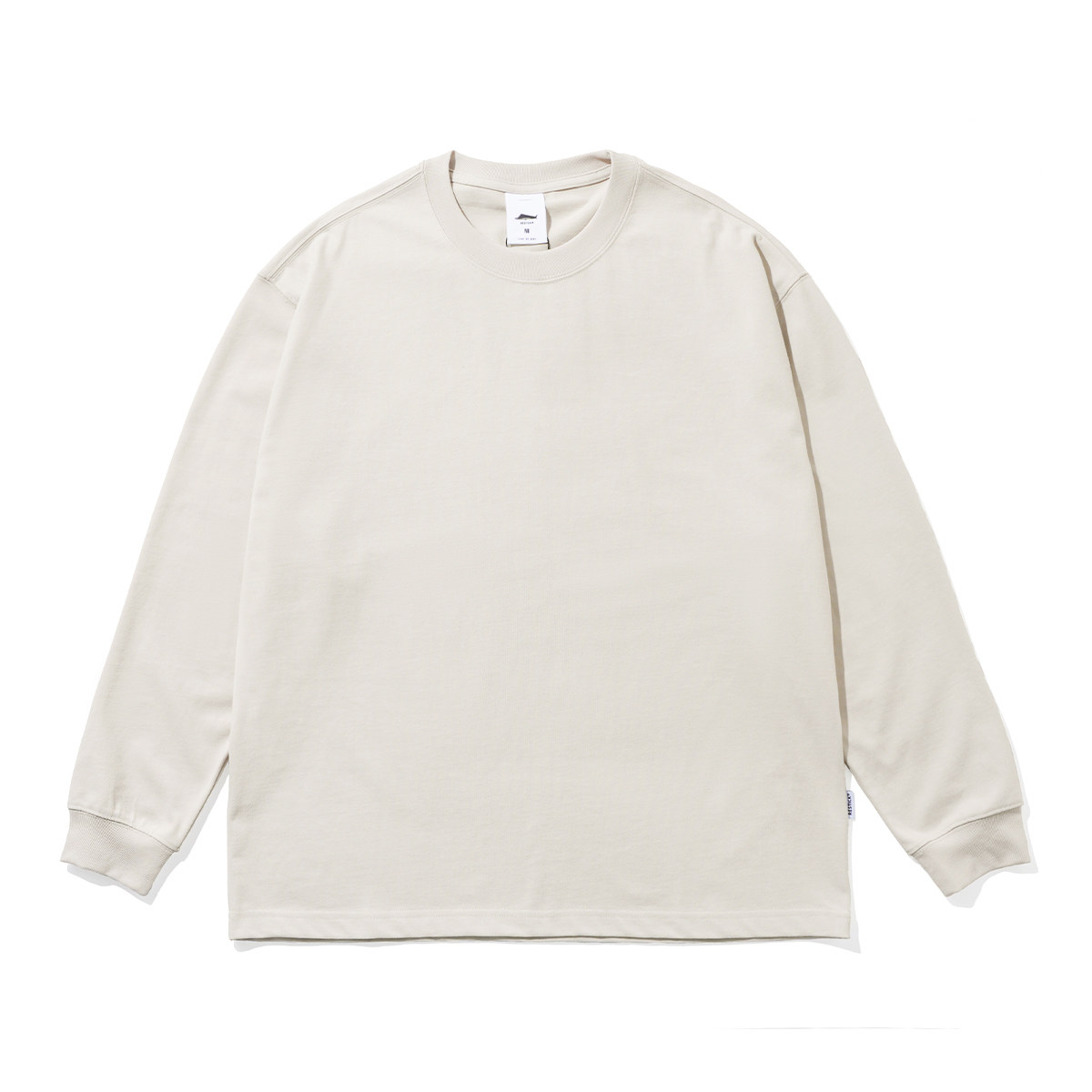 RESTICK 「好事多磨」陶瓷磨毛长袖T恤男秋季基础白色内搭打底衫,淘宝优惠券,粉丝福利购,淘宝优惠卷