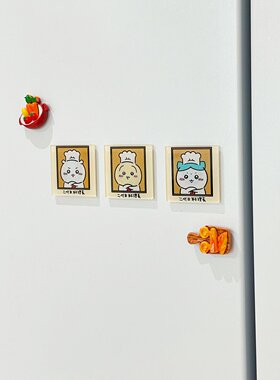 【新家的100个快递】乌萨奇料理长冰箱贴亚克力小八吉伊厨师磁铁