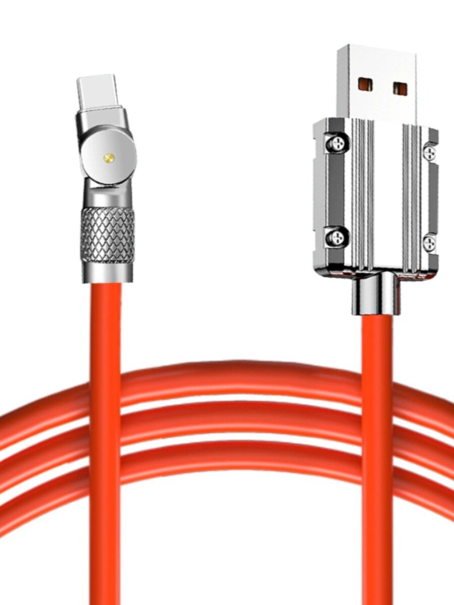 加长3米旋转180度数据线金属头240W快充线typec适用苹果OPPO华为VIVO荣耀p30 nova8 10 11 12 mate30手机快充