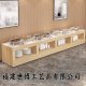 High-end hotel breakfast table Buffy Terrace restaurant school unit canteen wall-mounted single-sided buffet table dish placement