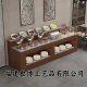 Hotel restaurant walnut breakfast table school cafeteria buffet table hot pot barbecue shop snack fruit buffet table