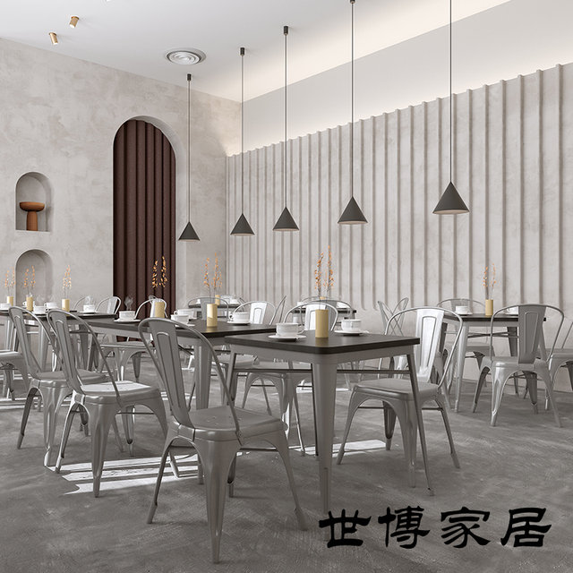 Mengzhixu rectangular Syrian solid wood dining table