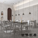 Mengzhixu rectangular Syrian solid wood dining table