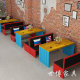 Sofa booth bar European style container dining table