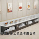 High-end hotel breakfast tablebufei insulation stove school hosting canteen restaurant single sided against wall buffet booth
