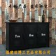Retro style iron tea table old storage cabinet