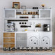 Loft sideboard against the wall integrated storage cabinet slate cabinet living room new industrial style tea and coffee cabinet