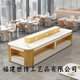 Hotel double-sided breakfast tablebufeitai restaurant unit canteen Zhongdao self-service dining table Taiwanese dishes dessert display table