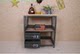 American iron bookshelf combination industrial style storage cabinet