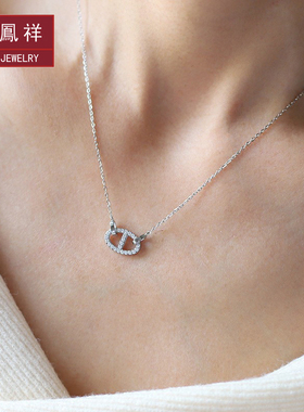 龍鳳祥正品猪鼻子项链