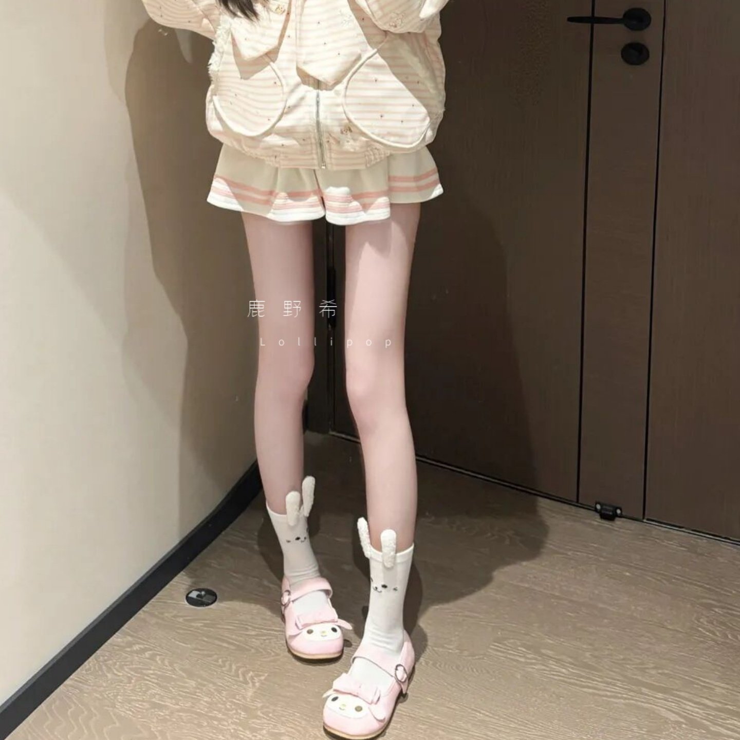 2026早春日系可爱兔子立体耳朵中筒袜女日系学院风jk少女白色袜子,淘宝优惠券,粉丝福利购,淘宝优惠卷