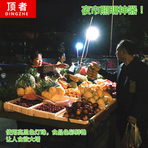 充电式LED灯泡夜市灯超亮停电应急家用可移动户外摆摊地摊无线灯 - 图1