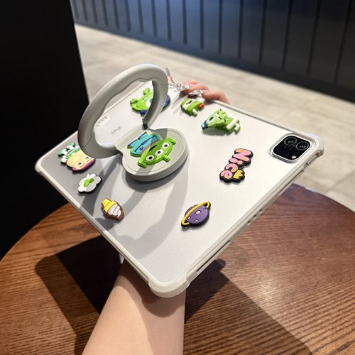 适用ipadair7保护壳5亚克力air6平板保护套苹果mini7第11代2021新款9.7迷你7硬壳带支架3全包pro11可旋转后壳 - 图0