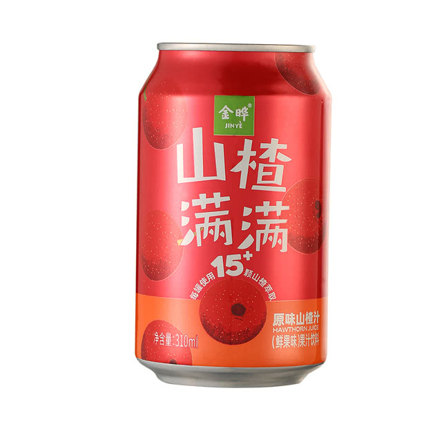 MM会员超市金晔山楂满满山楂汁310ml*24整箱装鲜果味果汁开胃解腻-图3