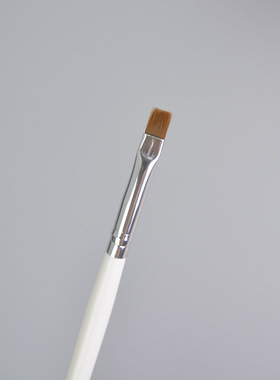 美甲工具光疗笔法式专用排笔平头光疗排笔白色木杆光疗笔软毛