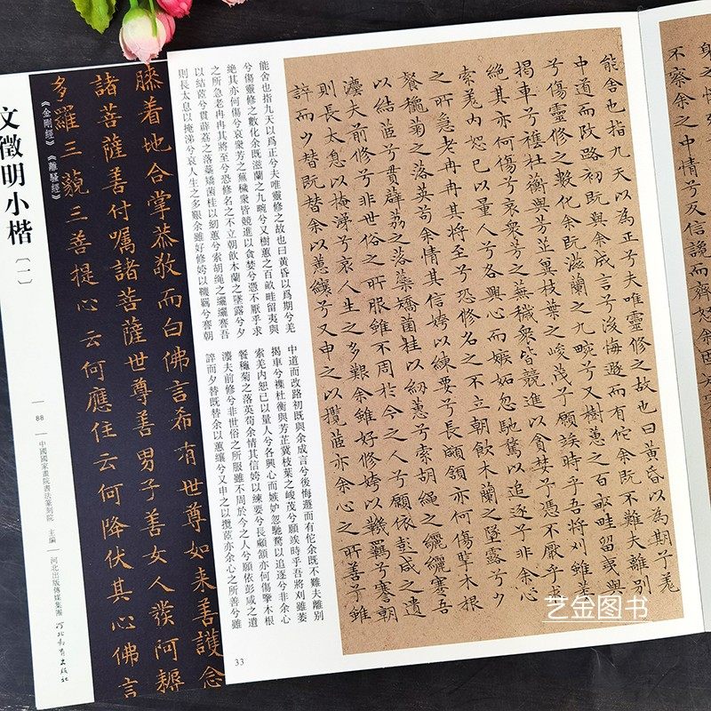 文徵明小楷一 传世经典书法碑帖88文征明小楷字帖金刚jing字贴离骚经手抄金刚临摹练字帖成人练字簪花小楷毛笔临摹字帖河北教育,淘宝优惠券,粉丝福利购,淘宝优惠卷