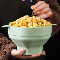 Fried Popcorn Exclusive Silicone Barrel Family Microwave Special Quick Make Cornflower Tool Silicone Gel Folding Mold