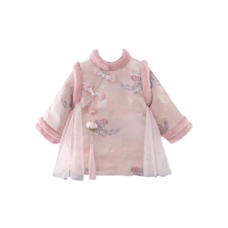 女童连衣裙秋冬装新款儿童公主裙周岁宝宝礼服旗袍裙冬季国风裙子,淘宝优惠券,粉丝福利购,淘宝优惠卷