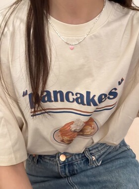 韩国彩色爱心项链女甜美风时尚精致百搭高级设计感小众轻奢锁骨链