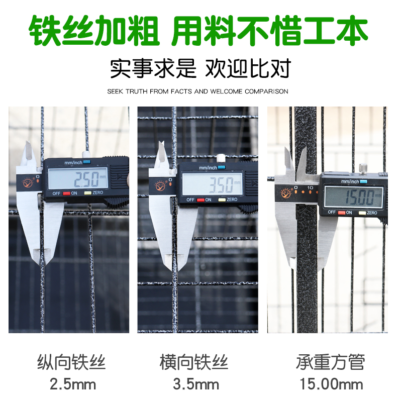 鸡笼子养鸡笼大号养殖笼折叠兔笼子狗笼子加粗蛋鸡笼家用鸡窝鸡舍-图2