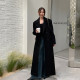 Yingmei woolen jacket for women's super long Korean style loose