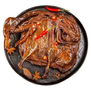 唐人神手撕酱板鸭300g湖南特产鸭肉卤味休闲零食整只即食酱板鸭
