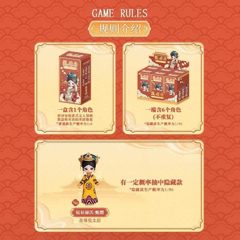 正版SIMONTOYS甄嬛传12分BJD可动关节玩偶盲盒手办女孩生日礼物 - 图2