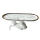 Light luxury ceramic storage tray dessert dessert fruit tray