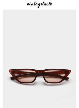 VINTAGETASTE 尖角梯形彩色镜片防紫外线uv400墨镜ins风太阳眼镜