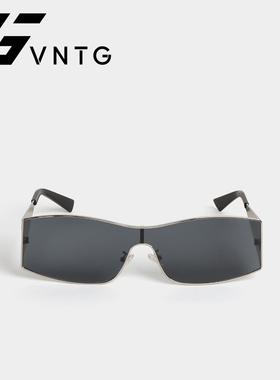 VNTG墨镜金属边大框架显脸小酷炫时髦高级感宽边防紫外线太阳眼镜