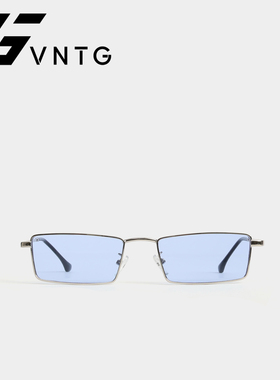 VNTG墨镜方形金属框御姐防紫外线uv400老钱风jennie同款太阳眼镜